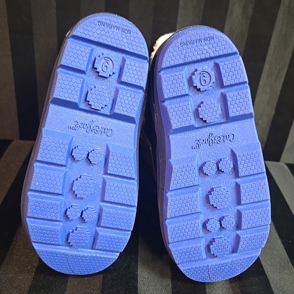 Girls US 9 Cat & Jack Snow Warm Winter Rainbow Boots Made With Thermolite - Picture 9 of 9